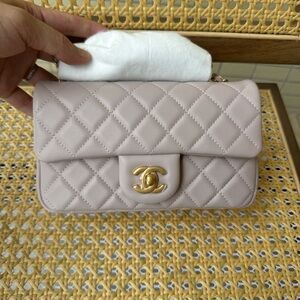 Mini Classic Flap Muted Pink